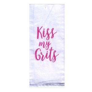 Nantucket Kiss My Grits 100% Cotton Flour Sack Kitchen Tea Dish Towel